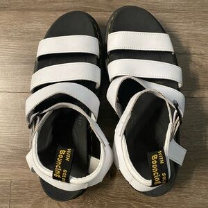Dr. Martens Leather Gladiator Platform Sandal